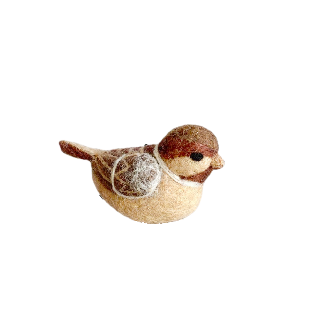 Vilten vogel: musje