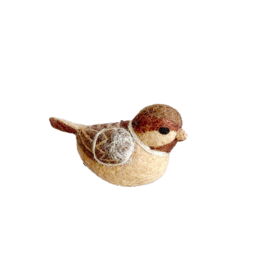Vilten vogel: musje