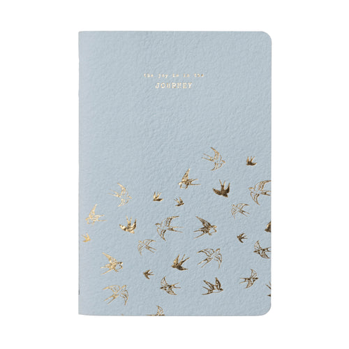 A Beautiful Story notebook Journey lichtblauw 