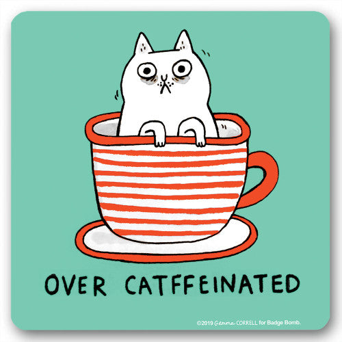 Onderzetter - Over catffeinated