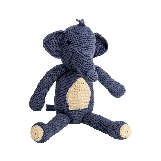 Peluche éléphant au crochet