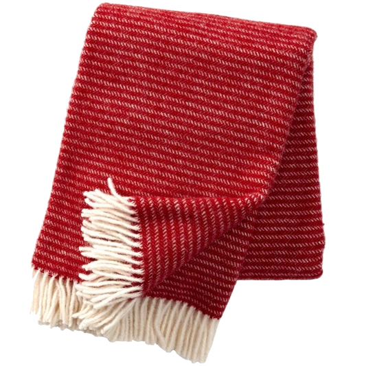 Wollen plaid Ralph Red