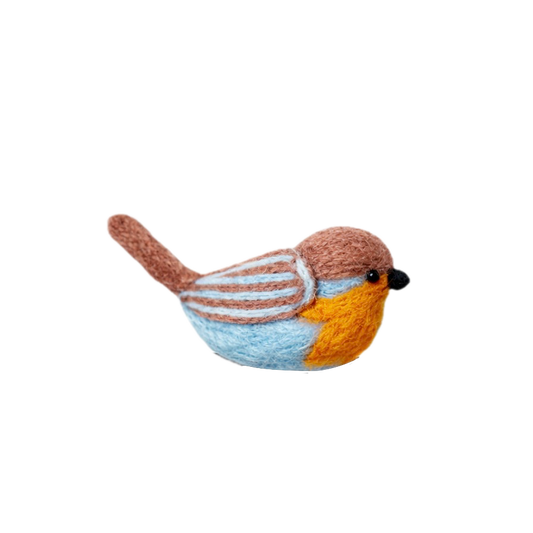 Vilten vogel: roodborstje