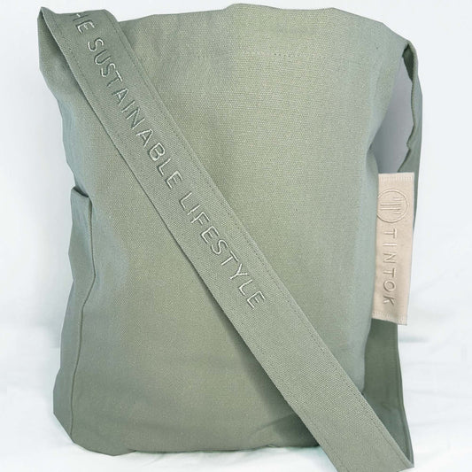 Mira Canvas Tas - Zeeschuim