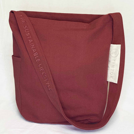 Mira Canvas Tas - Dusty Cedar