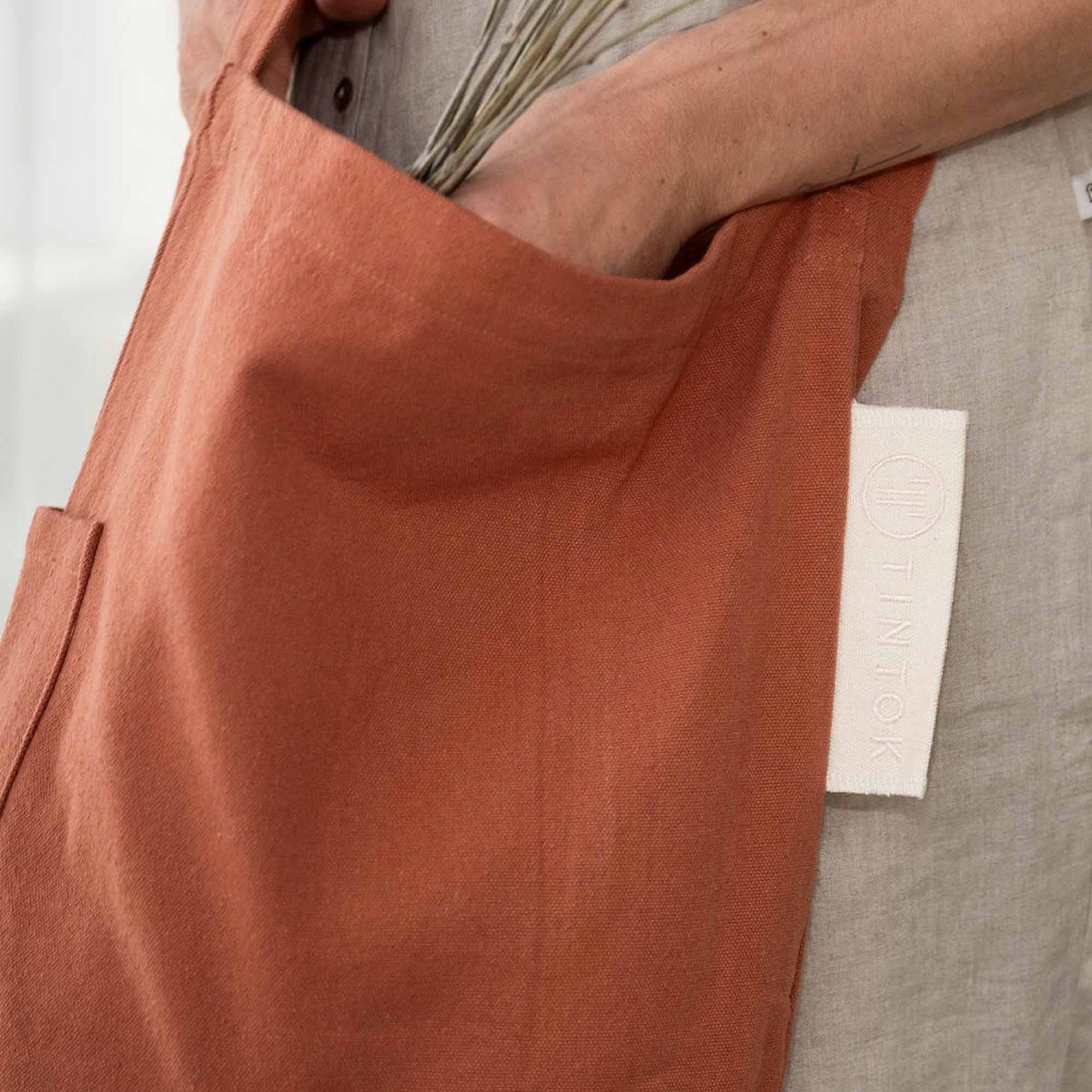Mira Canvas Tas - Koperbruin