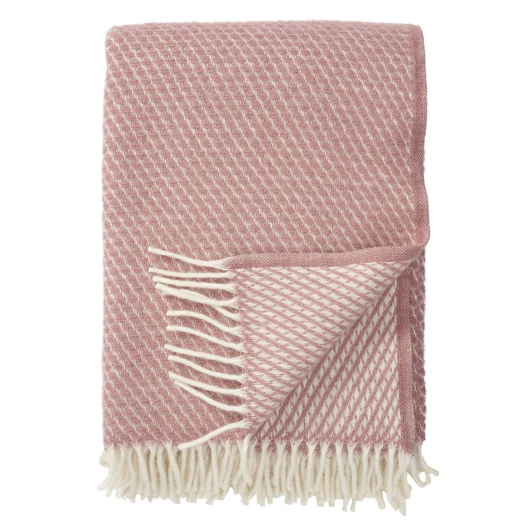 Woolen plaid Velvet pink