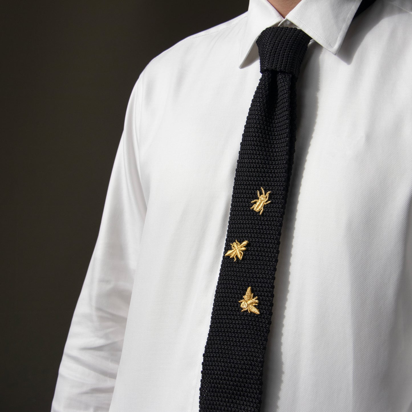 Gouden Geborduurde Broches – 3 kleine insecten