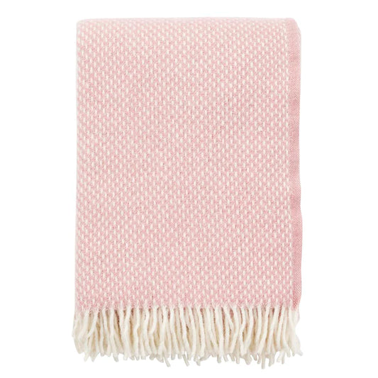 Wool plaid Preppy Misty Pink