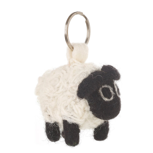 Sleutelhanger Zwart Schaap