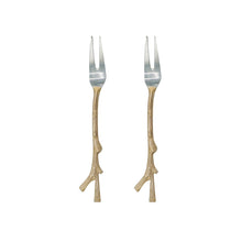 Load image into Gallery viewer, Twiggy Cocktail forks (2 pieces)
